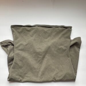 Forever 21 Olive Green Tube Top Romper/Bodysuit